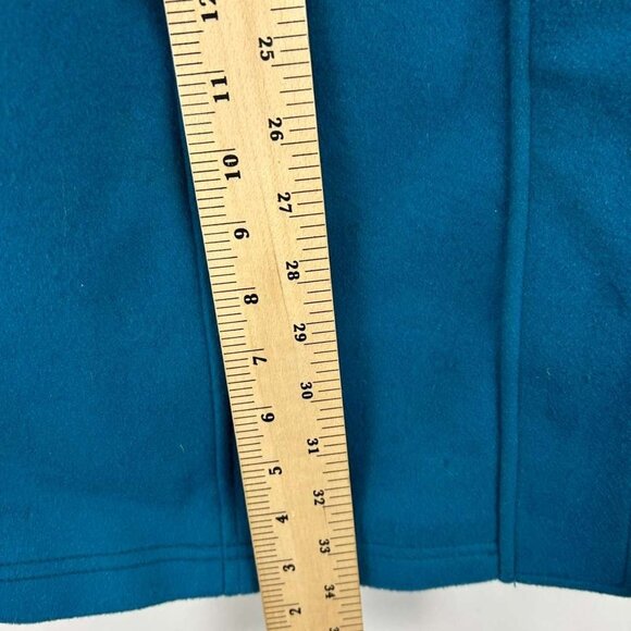 VTG L.L Bean Womens Size 8 100% Lambswool Duffle Thinsulate Coat Toggle Blue - Picture 6 of 16